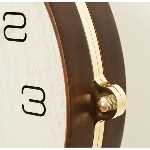 Horloge Double Face en Bois