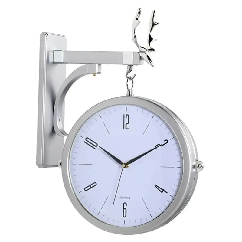Horloge Double Face Moderne