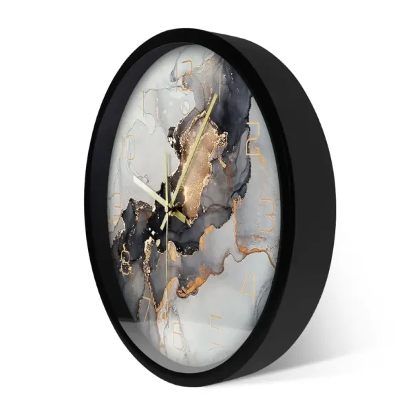 Moderne design wandklok, zonder lijst