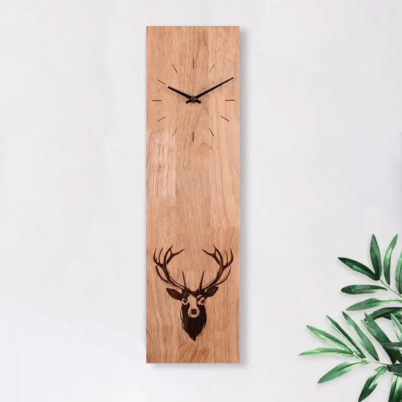 Bamboe ronde wandklok, diverse stijlen en ontwerpen