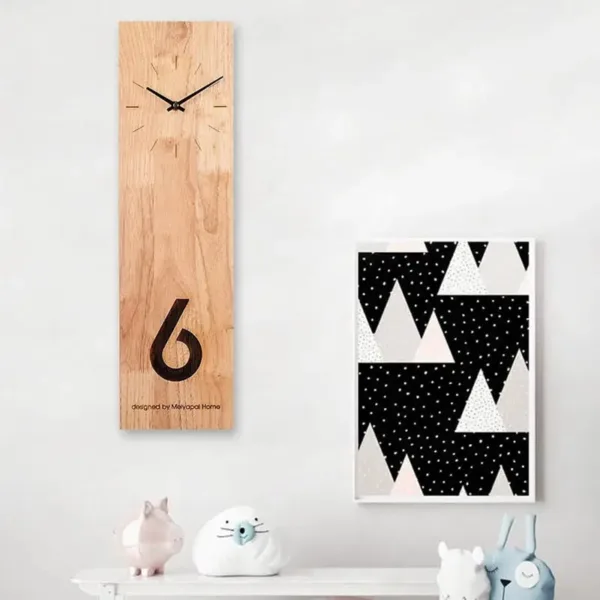 Bamboe ronde wandklok, diverse stijlen en ontwerpen