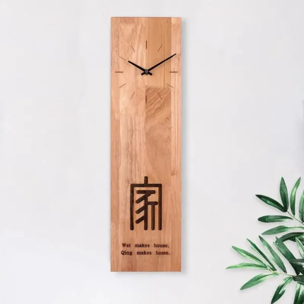 Bamboe ronde wandklok, diverse stijlen en ontwerpen