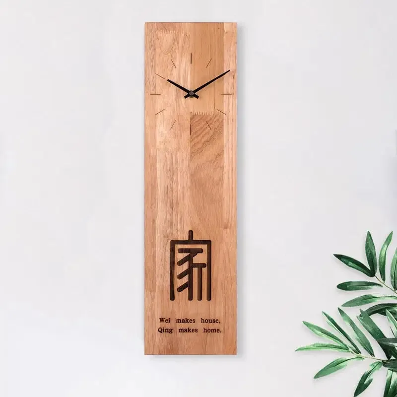 Bamboe ronde wandklok, diverse stijlen en ontwerpen