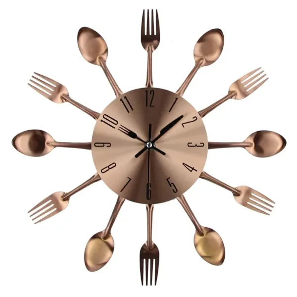 Keuken wandklok, diverse kleuren beschikbaar