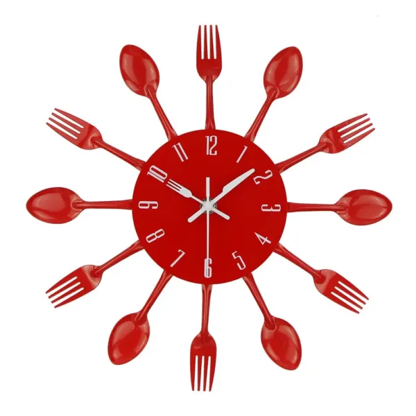 Keuken wandklok, diverse kleuren beschikbaar