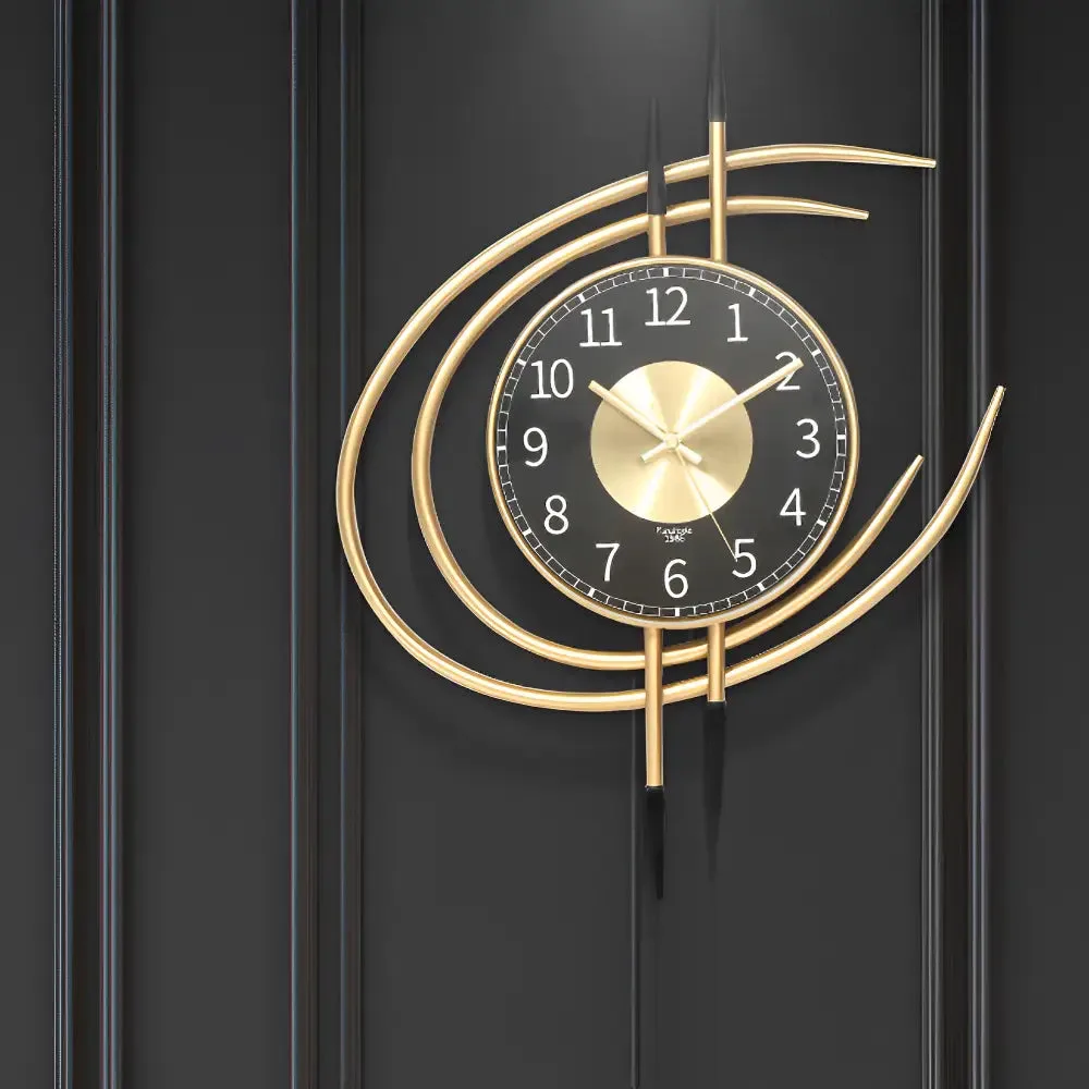 Luxe wandklok, modern design, grote afmetingen