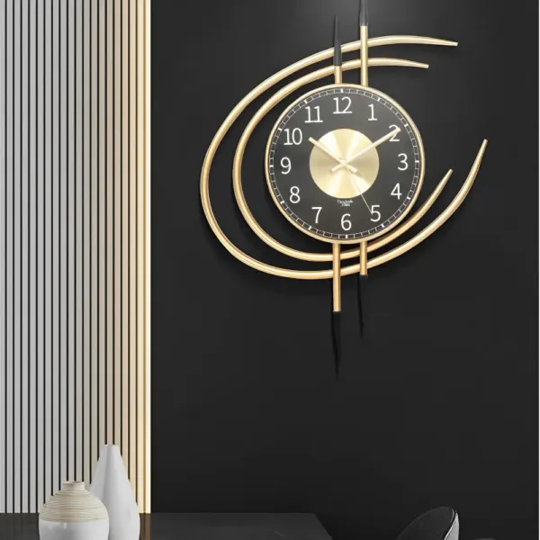 Luxe wandklok, modern design, grote afmetingen
