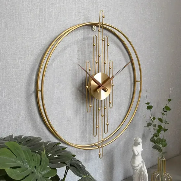 Art deco wandklok, 60 cm