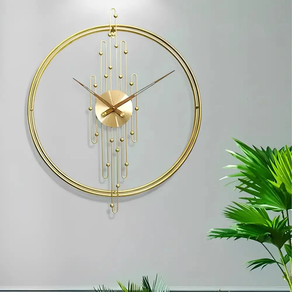 Art deco wandklok, 60 cm