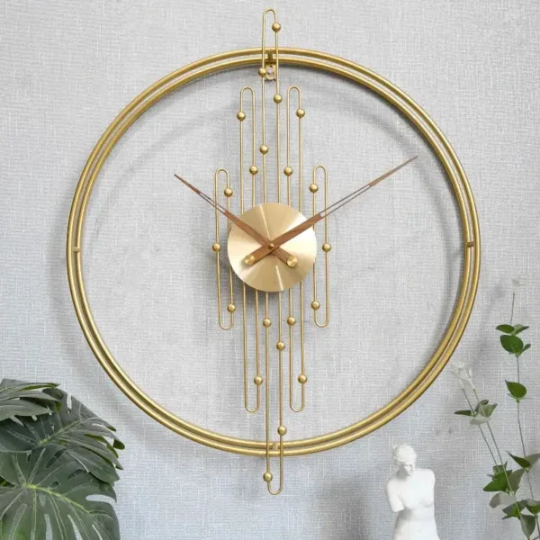 Art deco wandklok, 60 cm