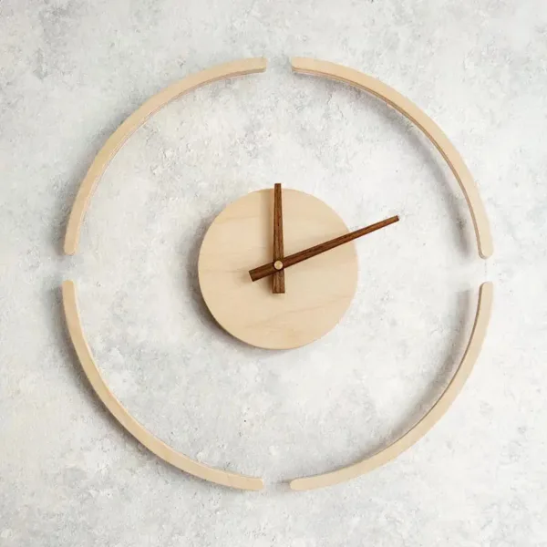 Horloge Murale Cercle Minimaliste