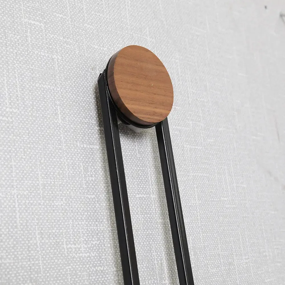 Pendule wandklok, metalen klok in zwart, goud of zilver