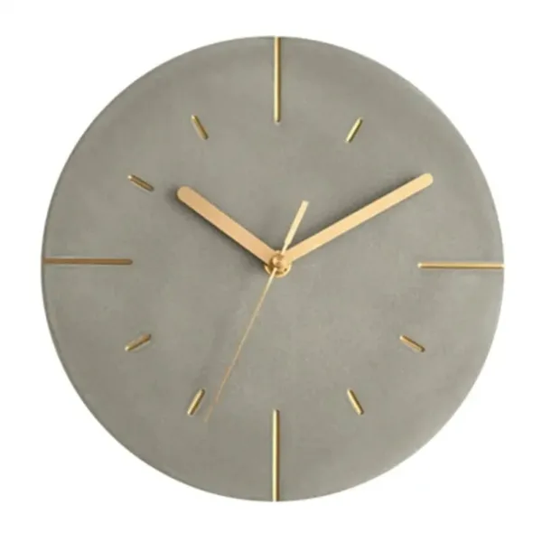 Horloge Murale Imitation Ciment
