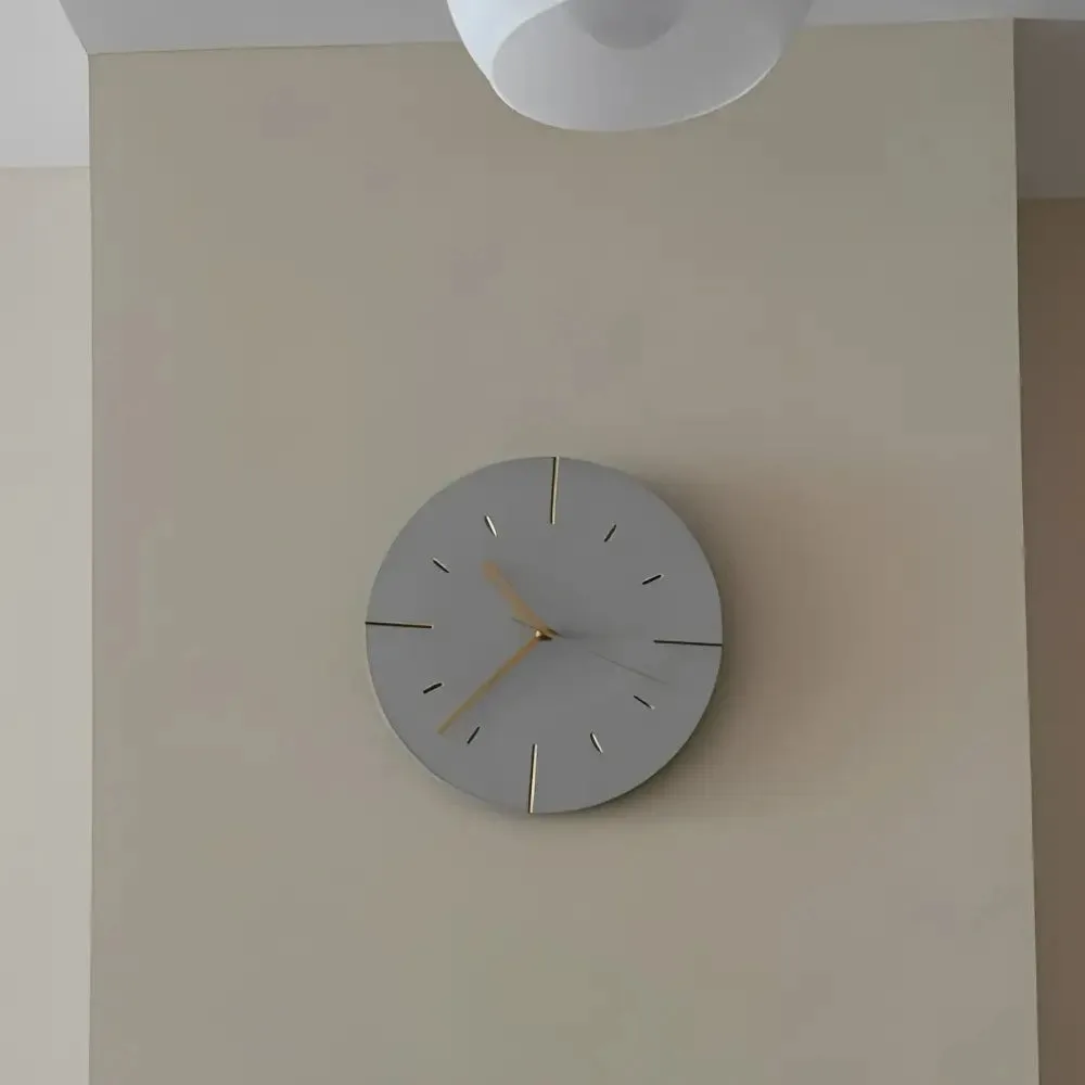 Horloge Murale Imitation Ciment