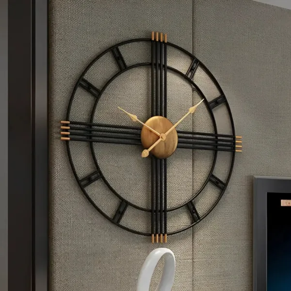 Horloge Murale Design Industrielle