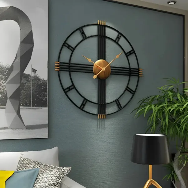 Horloge Murale Design Industrielle