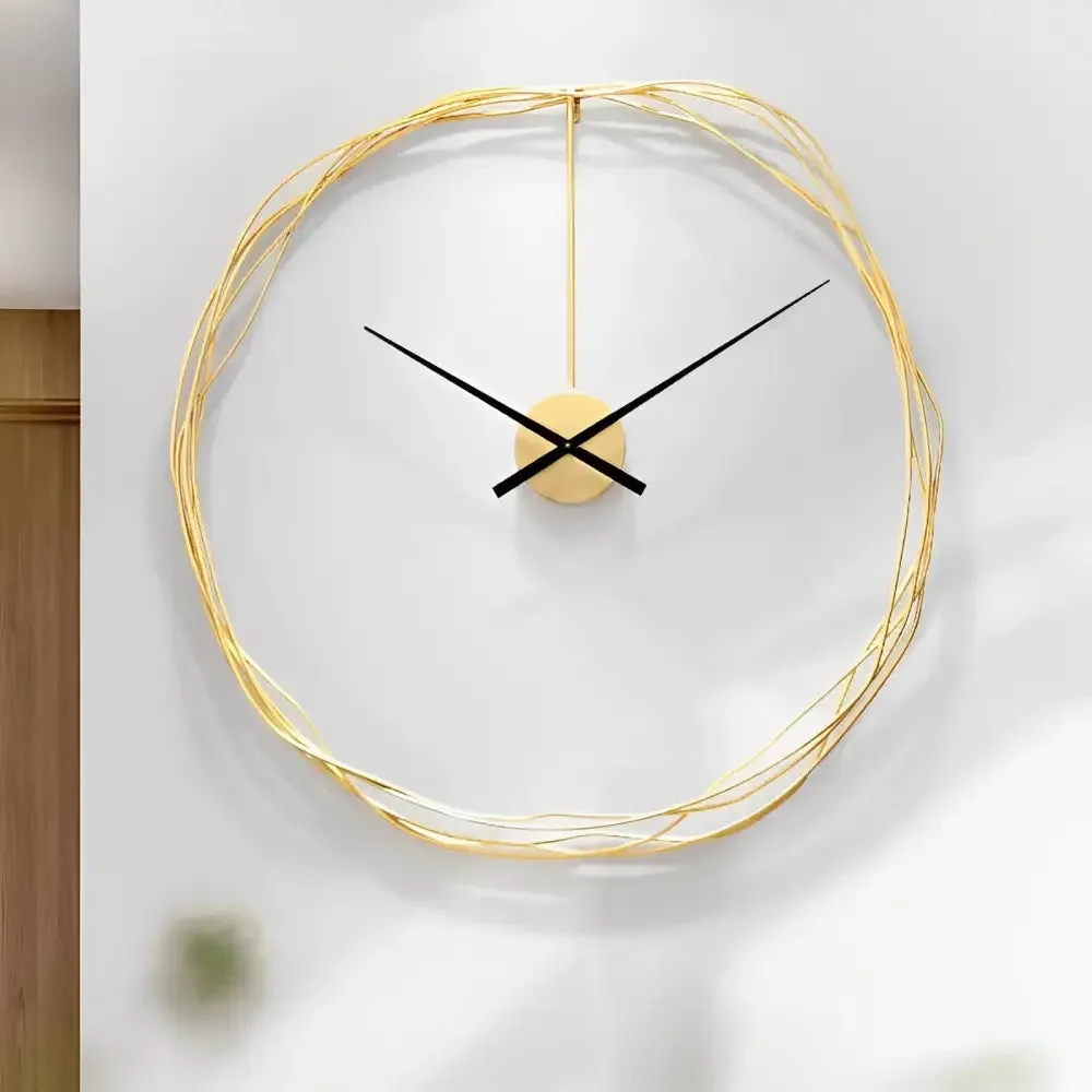 Gouden klok, metalen ontwerp