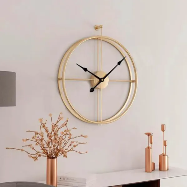Wandklok pendel, zwart, goud of zilver