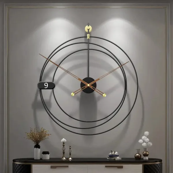 Horloge Murale Géométrique Moderne
