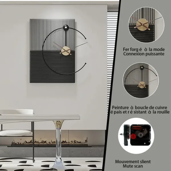 Design wandklokken in verschillende afmetingen