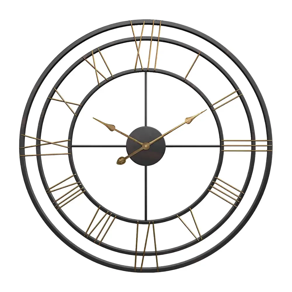 Horloge Murale Industrielle Fer Forgé