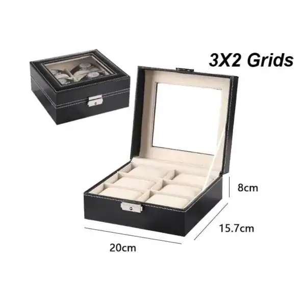 Horlogebox 6 horloges, elegante beige of bruine uitvoering, foto 8