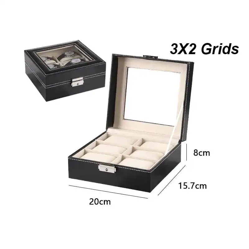Horlogebox 6 horloges, elegante beige of bruine uitvoering, foto 8