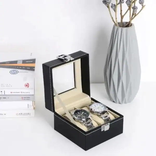 Horlogebox 6 horloges, elegante beige of bruine uitvoering, foto 5