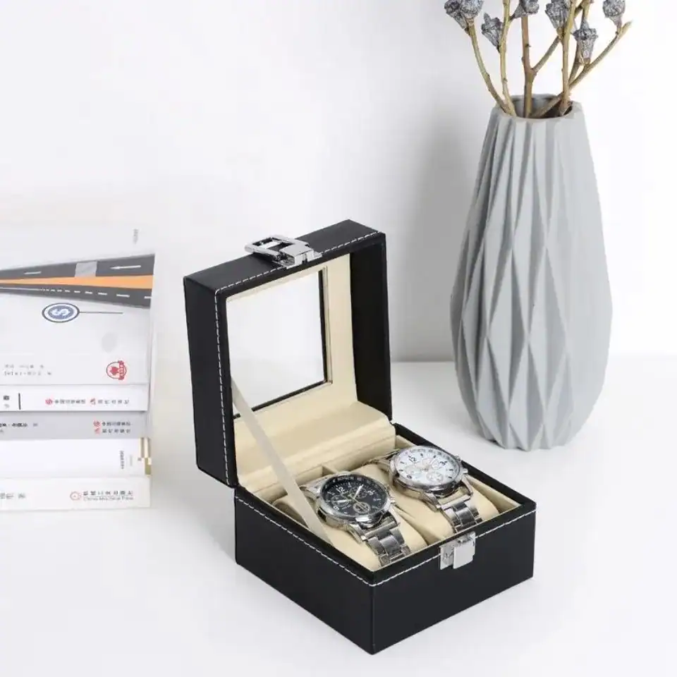 Horlogebox 6 horloges, elegante beige of bruine uitvoering, foto 5