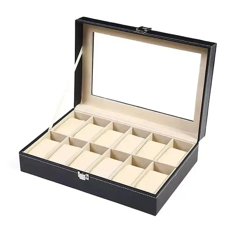 Horlogebox 6 horloges, elegante beige of bruine uitvoering, foto 6