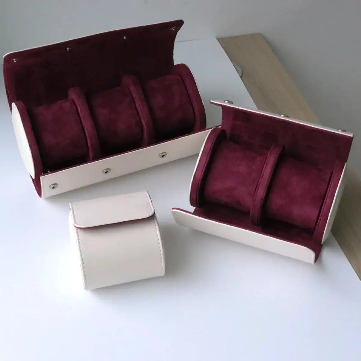 Horlogedoos 3 horloges, vintage stijl, foto 3