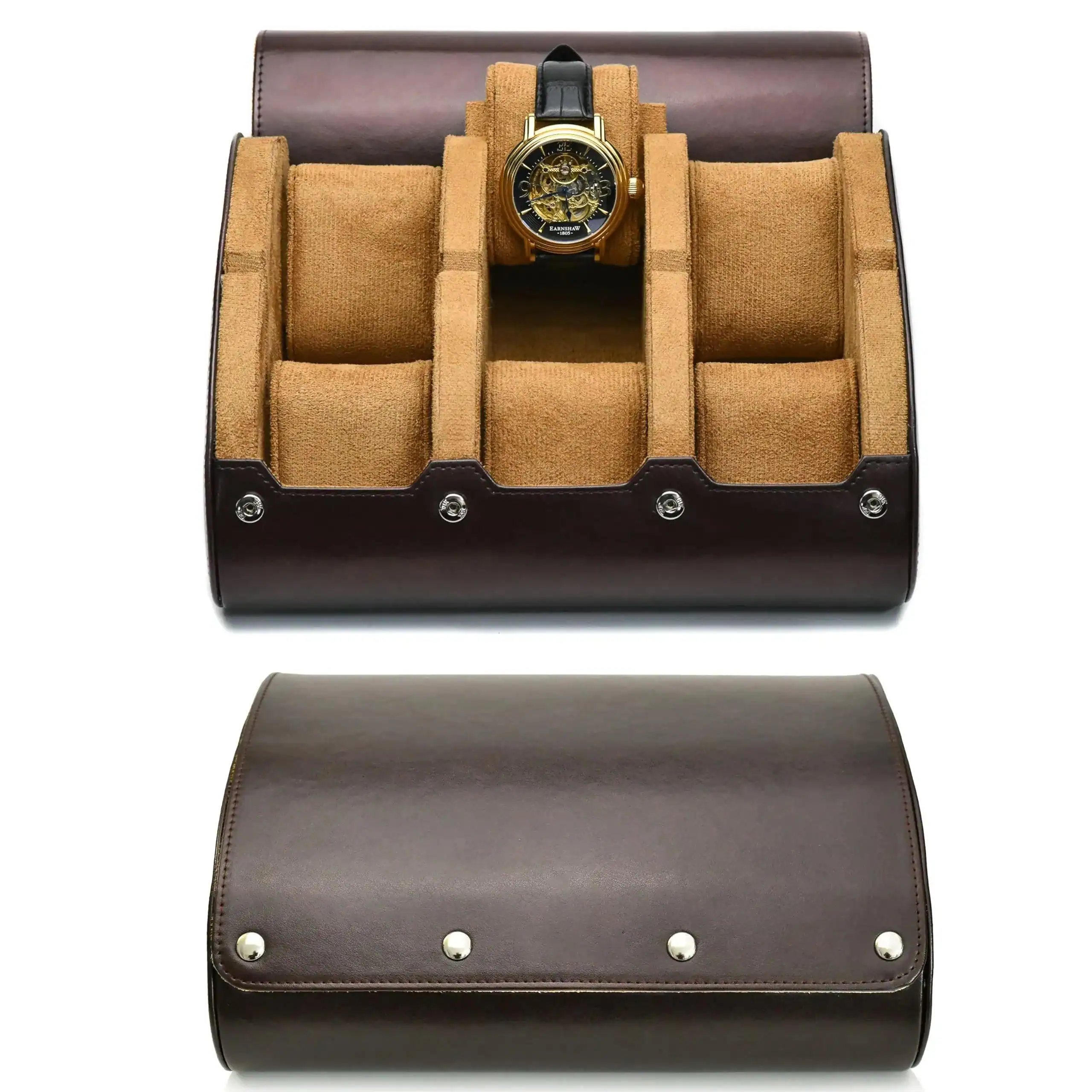 Horlogedoos voor 6 horloges, diverse kleuren en vakken, foto 10