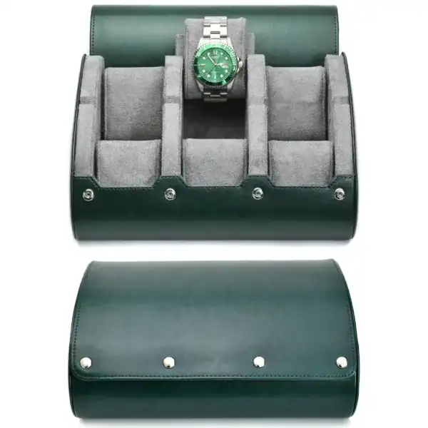 Horlogedoos voor 6 horloges, diverse kleuren en vakken, foto 11