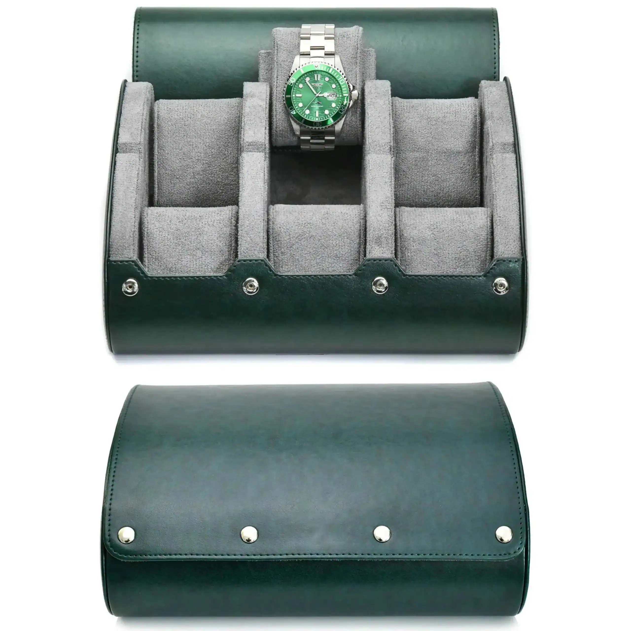 Horlogedoos voor 6 horloges, diverse kleuren en vakken, foto 11