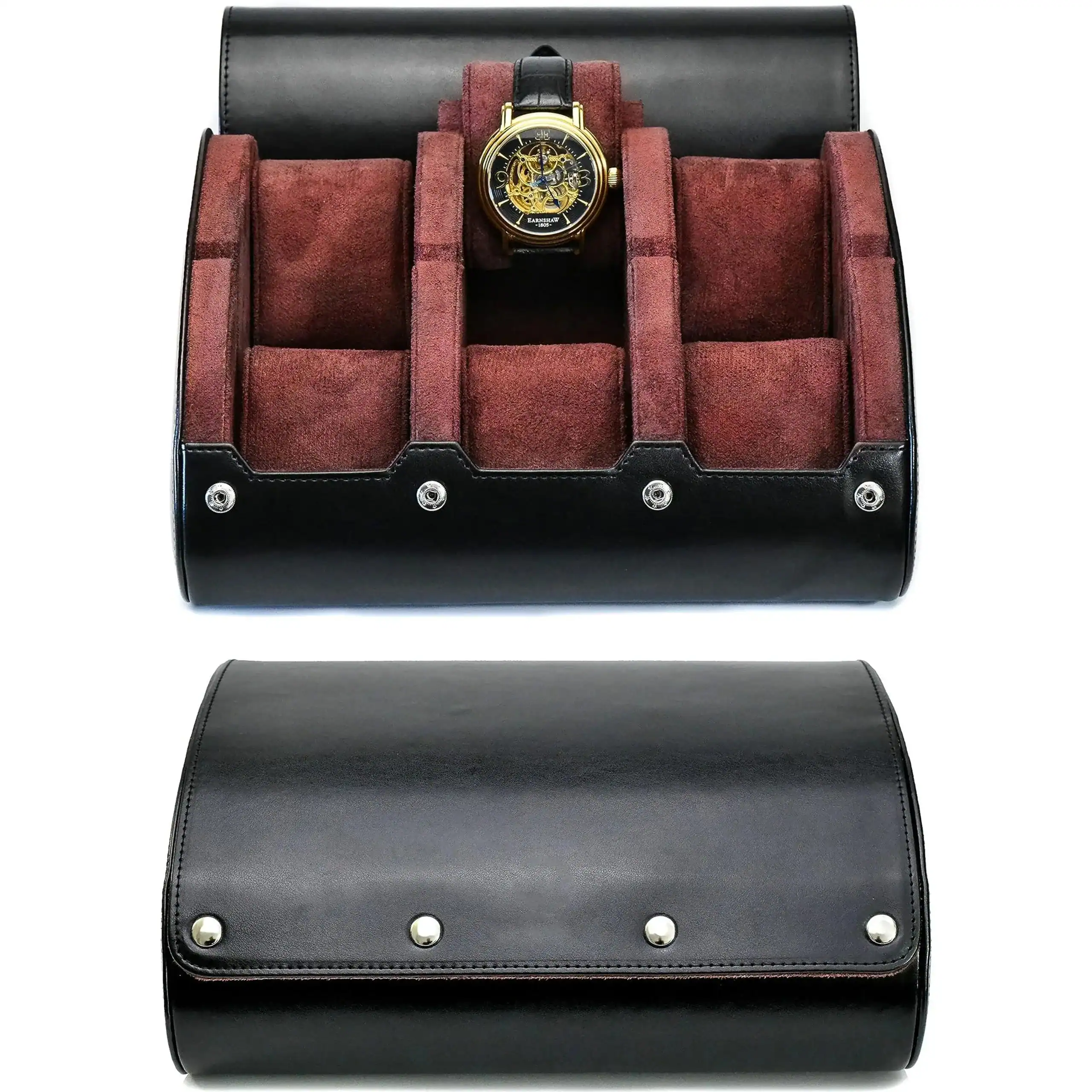 Horlogedoos voor 6 horloges, diverse kleuren en vakken, foto 15