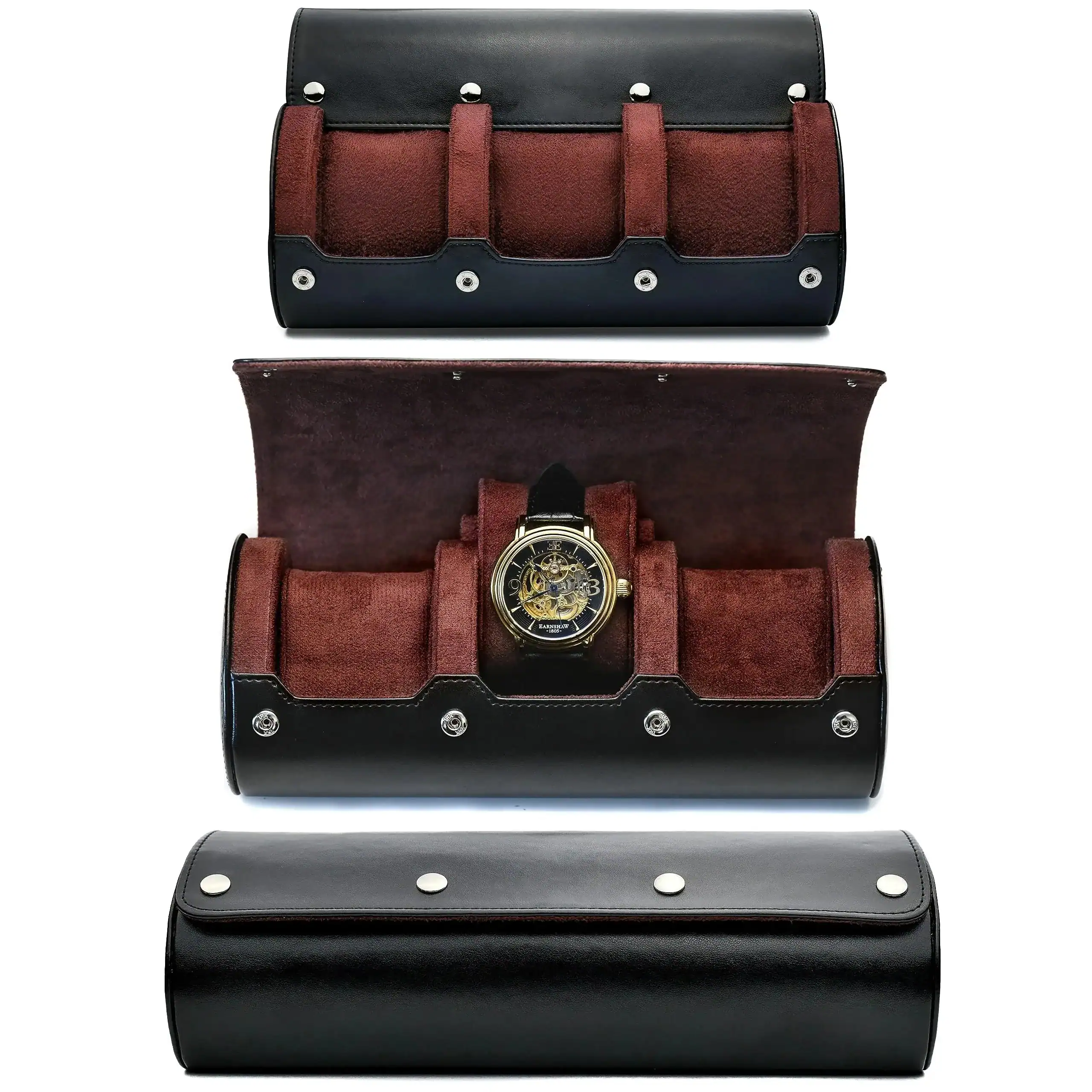 Horlogedoos voor 6 horloges, diverse kleuren en vakken, foto 25