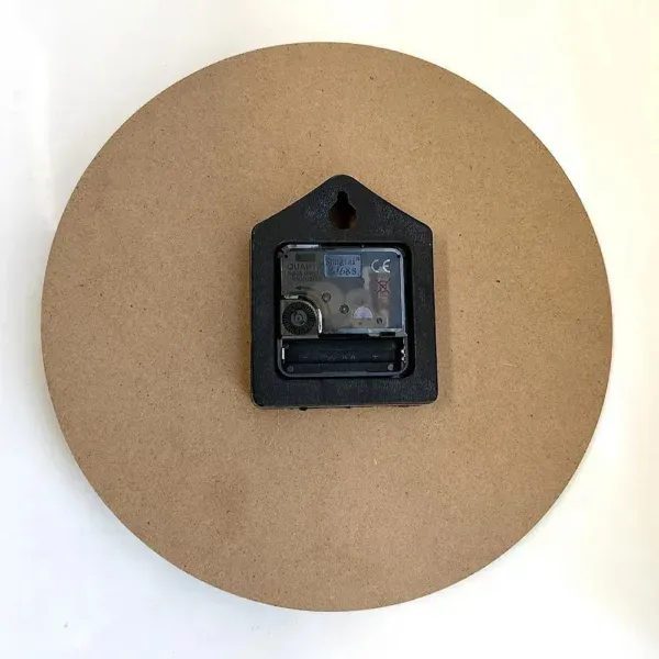 Houten wandklok stil, 30 cm diameter, foto 2