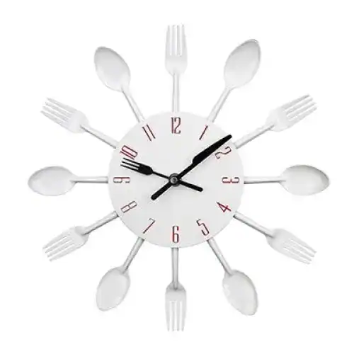 Keuken wandklok, diverse kleuren beschikbaar, foto 9