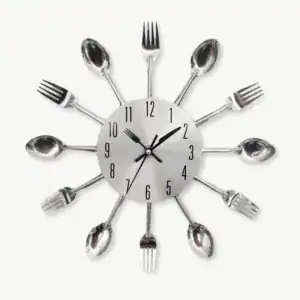 Keuken wandklok, diverse kleuren beschikbaar