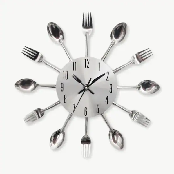 Keuken wandklok, diverse kleuren beschikbaar