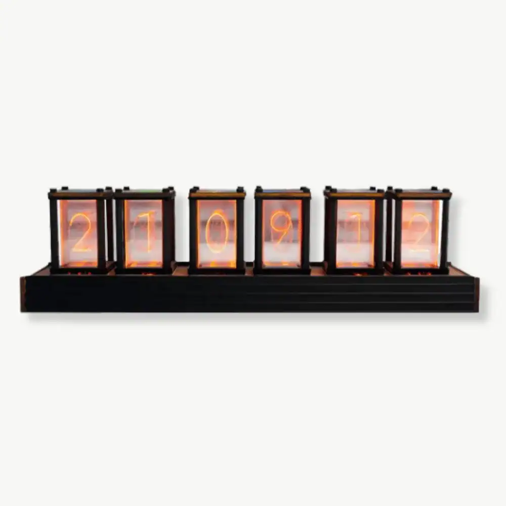 Nixie tube, retro futuristische klok