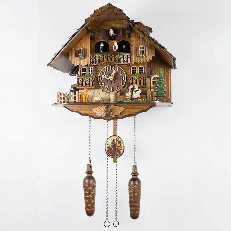 Wandklok koekoek, met Romeinse of Arabische wijzerplaat, foto 10