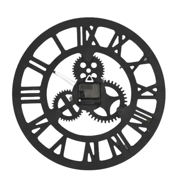 Wandklok steampunk, met tandwielen, foto 8