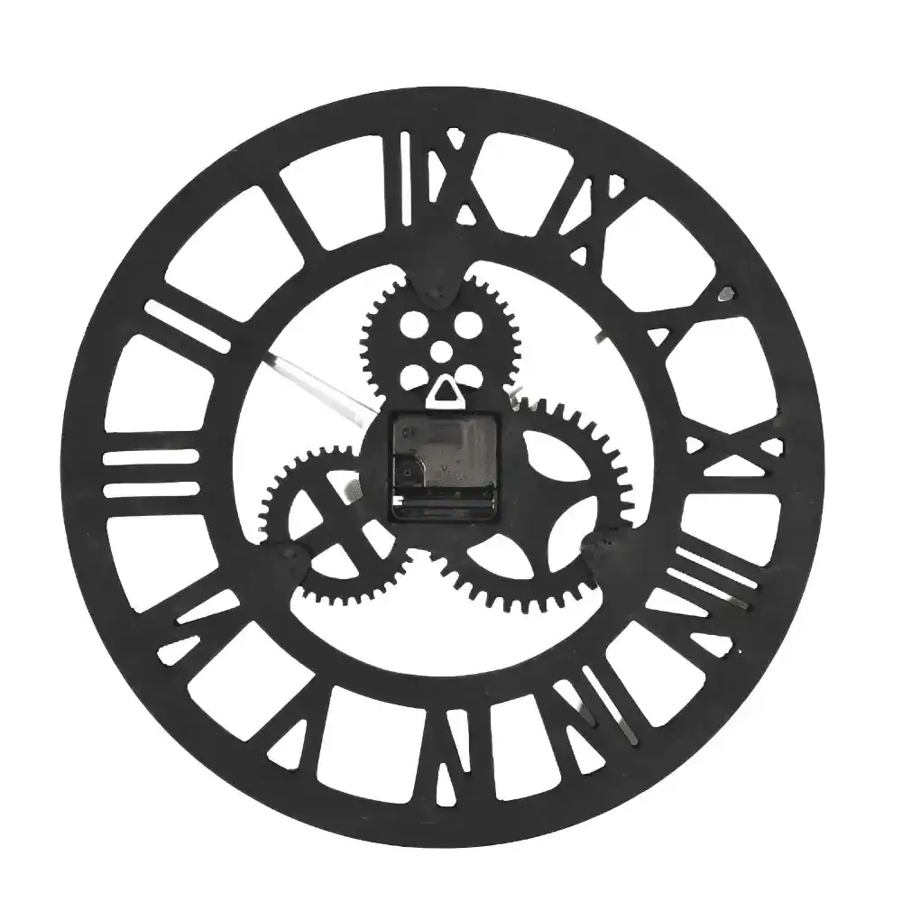 Wandklok steampunk, met tandwielen, foto 8